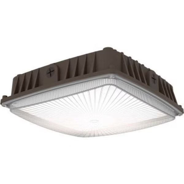 Hubbell Outdoor Sling LED Canopy Light, 2800L, 22W, 4000K, 120-277V, Dark Bronze, Hubbell Lighting, Mfr#: SGC-F-20-4K